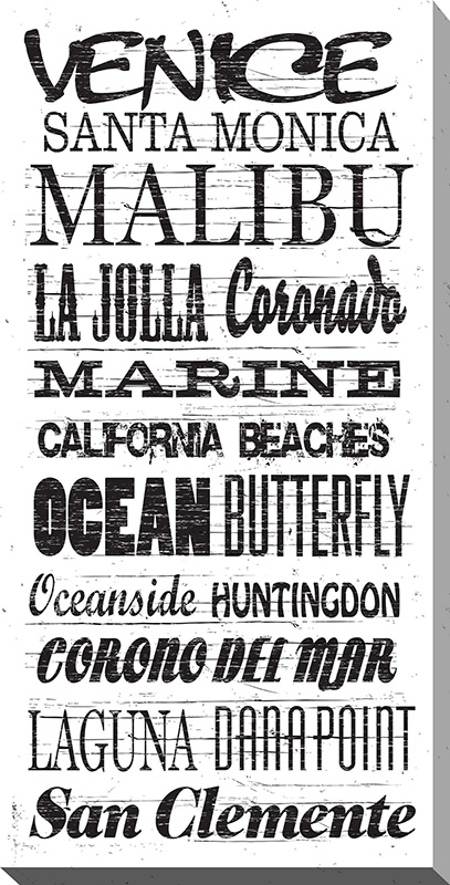 California Beaches II (White)